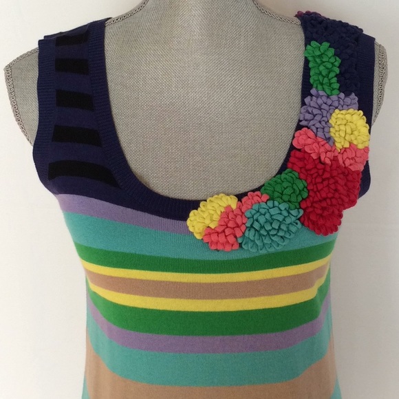ESCADA Multicolored  Sleeveless Mini 👗  Dress. - Picture 5 of 7